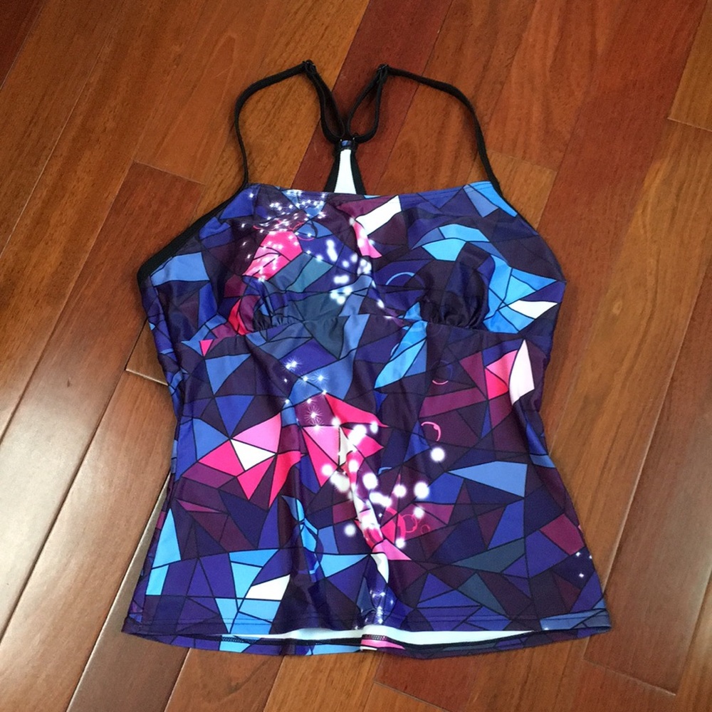 Colorful Swim Top